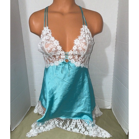 Vintage Victoria’s Secret silky satin slip y2k chemise negligee nightgown SM - Picture 3 of 12